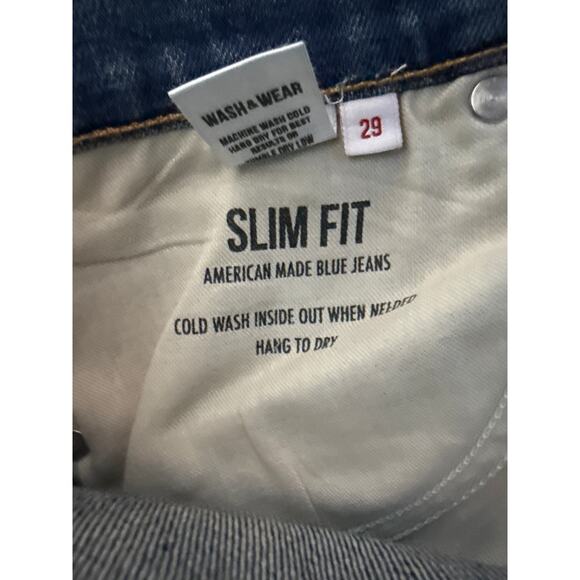 Buck Mason Slim Fit Blue Jeans Size 29 - Picture 6 of 6